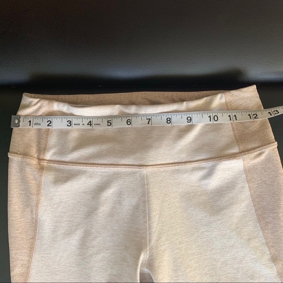 Outdoor Voices Leggings Warmup 7/8 Colorblock Desert Oatmeal Cloud S EUC - Picture 10 of 13
